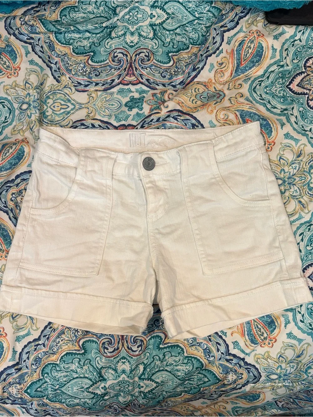 Women’s White Denim Shorts